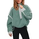 Panadila Womens Half Zip Fleece Pullover Sherpa Jacket