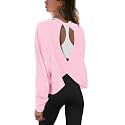 Panadila Womens Open Back Workout Tops Long