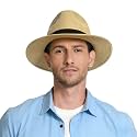 Panama Hat Sun Hats for Men Women Wide Brim Fedora Straw Beach Hat UV UPF 80+