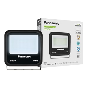 panasonic 200 watt outdoor waterproof flood light fire retardant grade led flood light for outdoor lighting area lighting boundaries area parks amp sports ground - cool white - pflm24mn7