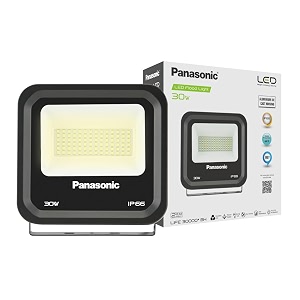 panasonic 30 watt outdoor waterproof flood light fire retardant grade led flood light for outdoor lighting area lighting boundaries area parks amp sports ground - warm white - pflm24303