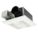 Panasonic FV-0511VFBL1 WhisperFit Fan, LED + Bluetooth Speakers, 50-110 CFM