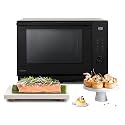 Panasonic NN-DS59 4-in-1 Combi Steam Oven (Microwave, Steam, Top/Bottom Heat and Grill, 27 Litres), Black Stainless Steel