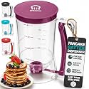 Pancake Batter Dispenser, Squeeze Handle for Pancakes, Waffles & Cupcakes