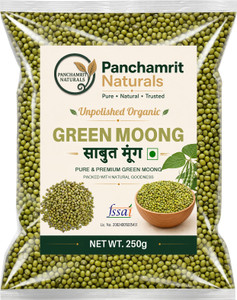 panchamrit naturals organic unpolished green moong dal whole 250 g