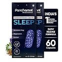 Panchamrit Sleep Sustained Release Capsule with 5mg Melatonin, Magnesium, Valerian Root, Tart Cherry |Undisturbed Deep Sleep Supplement |Non-Habit Forming, Safe Natural Sleep Aid |Pack of 2 (30 Caps)