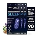 Panchamrit Sleep Sustained Release Capsule with 5mg Melatonin, Magnesium, Valerian Root, Tart Cherry |Undisturbed Deep Sleep Supplement |Non-Habit Forming, Safe Natural Sleep Aid |Pack of 3 (30 Caps)