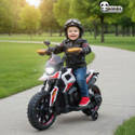 PANDA BABY PRODUCTS Electric Ride-On Bike for Kids – Sport Edition with LED Lights & Training Wheels Bike Battery Operated Ride On