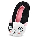Panda Bros Cat Animal Slipper Socks, Warm Non-Slip Gripper House Slippers