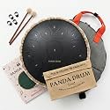 Panda Drum Pro (Black) | Steel Tongue Drum for Inside & Outside | 15 Inch