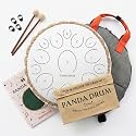 Panda Drum Pro (White) | Steel Tongue Drum for Inside & Outside | 15 Inch