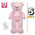 pandaabee Teddy bear Pink color | Teddy bear for girls | Teddy bear for kids  - 152.4 cm (Pink)
