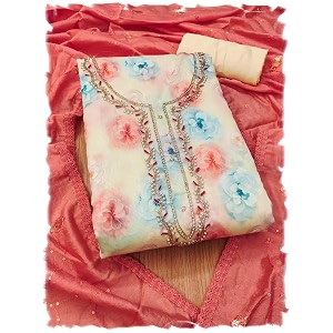pandadi saree women39s slub cotton printed unstiched dress material