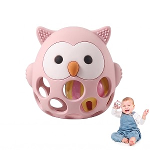 PandaEar Rattle Teether for Babies 0-12 Months