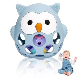 PandaEar Rattle Teether for Babies 0-12 Months