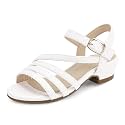 PANDANINJIA Girls Heels Dress Shoes Open Toe
