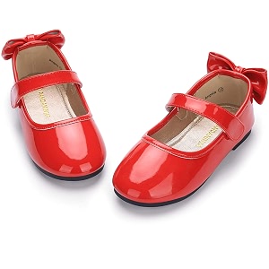 PANDANINJIA Toddler Dress Shoes Flower Girls Ballet