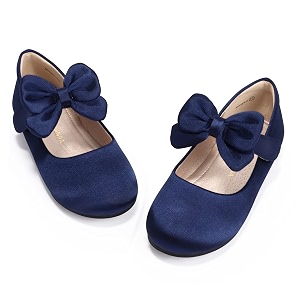 PANDANINJIA Toddler Dress Shoes Flower Girls Ballet