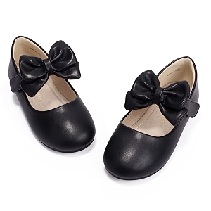 PANDANINJIA Toddler Dress Shoes Flower Girls Ballet
