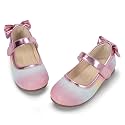 PANDANINJIA Toddler Dress Shoes Flower Girls Ballet