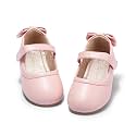 PANDANINJIA Toddler Dress Shoes Flower Girls Ballet
