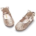 PANDANINJIA Toddler Dress Shoes Flower Girls Ballet