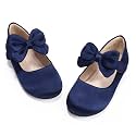 PANDANINJIA Toddler Dress Shoes Flower Girls Ballet
