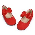PANDANINJIA Toddler Dress Shoes Flower Girls Ballet