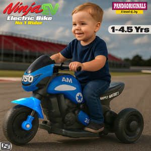 pandaoriginals ninja ev bike battery operated musical toy