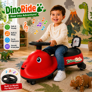 pandaoriginals train musical front lights with backrest superior quality smooth wheels car non battery operated ride on