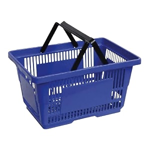 28l shopping basket - blue pack of 1