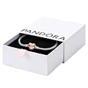 PANDORA Heart Clasp Snake Chain Bracelet - Heart Clasp - Romantic Jewelry for Her with Gift Box - Compatible Moments Charms