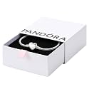 PANDORA Heart Clasp Snake Chain Bracelet - Heart Clasp - Romantic Jewelry for Her with Gift Box - Compatible Moments Charms