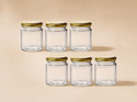 Panels Pack of 6 Glass Grocery Container
