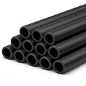 Pangda 12 Pcs Carbon Fiber Rod 6 x 4 x 1000mm Rod Black Round 6mm Hollow Matte Pole Tubing for Rc Airplane Repair DIY Craft Kite Model Remote-Controlled Airplanes Drones Project