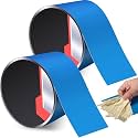 Pangda 2 Pcs 4 w x 33'l Butyl Sealant Tape Waterproof Butyl Tape 1mm Repair Tape for Rv Repair Boat Sealing Sunroom Rubber Roof Patching, Blue