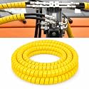 Pangda 25Ft Hydraulic Hose Protector 1/2 Inch Spiral Hose Wrap Cover