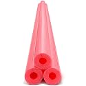 Pangda 3 Pack Pool Noodles Foam Pre Slit,55 Inch,Rose Red