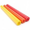 Pangda 3 Pack Pool Noodles Foam Pre Slit,55 Inch,Orange+red+Yellow