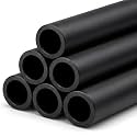 Pangda 6 Pcs Carbon Fiber Rod 6 x 4 x 1000mm Rod Black Round 6mm Hollow Matte Pole Tubing for Rc Airplane Repair DIY Craft Kite Model Remote-Controlled Airplanes Drones Project