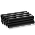 Pangda 8 Pcs 1 ft 3/4 Inch ID Foam Pipe Insulation Tubing, Black Pool Noodle, Black Foam Tube Cover for Ac Line Set, HVAC Insulation, Water Line Protection, Gym Handle Padding