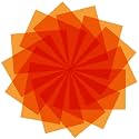 Pangda 9 Pack Christmas Orange Gel Light Filters, 11.7 x 8.3
