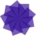 Pangda 9 Pack Christmas Purple Gel Light Filters, 11.7 x 8.3