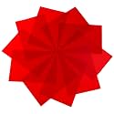 Pangda 9 Pack Christmas Red Gel Light Filters, 11.7 x 8.3