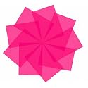 Pangda Lighting Gel Sheets Color Correction Film, 1.7x8.3,Rose Pink