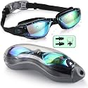 Swimming Goggles UV Protection Anti-Fog for Men Women Kids with solid Protection Case - Swim Glasses Assured No Leaking with Adjustable Strap (Swimming goggles - Blue)