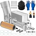 PANGOLIN 926-959 3.6L Aluminum Engine Oil Filter Housing Kit fits for Jeep