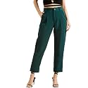 PANIT Women Green Relaxed Straight Fit High-Rise