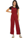 PANIT Women Maroon Dungaree