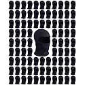 Panitay 100 Pack Spray Sock Head Socks Painters Hood Mask,Black